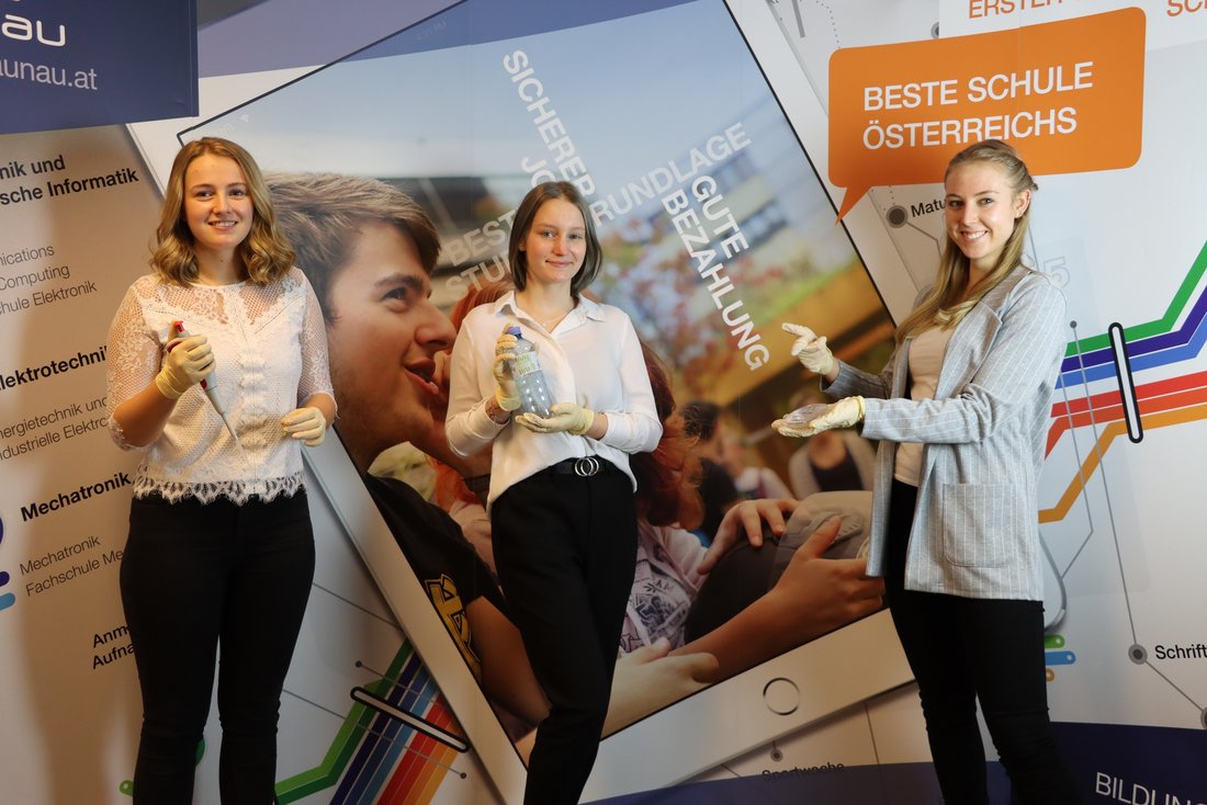 Eva Brunner, Leia Fink und Hannah Huber Eva Brunner, Leia Fink und Hannah Huber