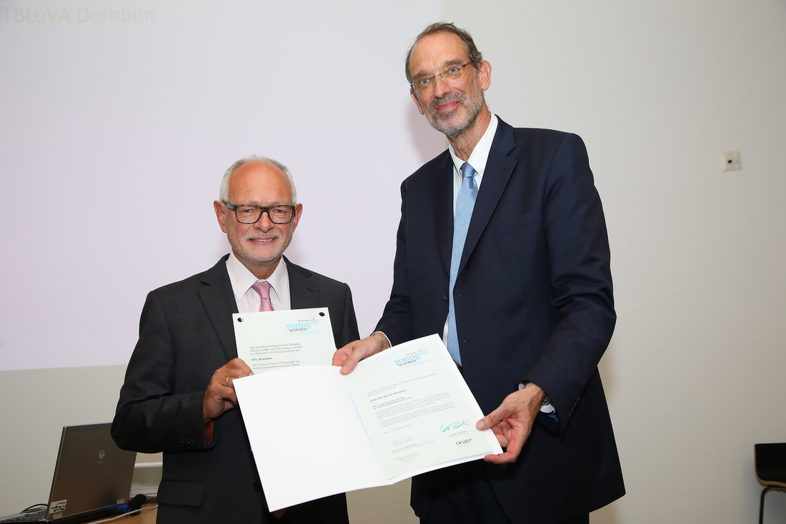 Symbolfoto: Preisverleihung aus dem Jahr 2018 Symbolfoto: Preisverleihung aus dem Jahr 2018